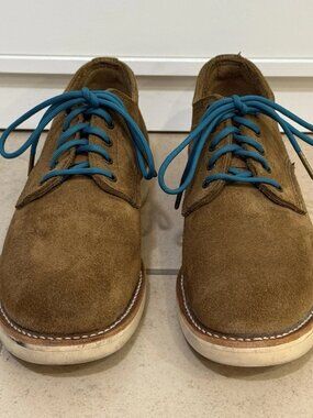 Red Wing Heritage 8043 Merchant Oxford Olive Mohave, Men's 8.5D, Vibram Resole